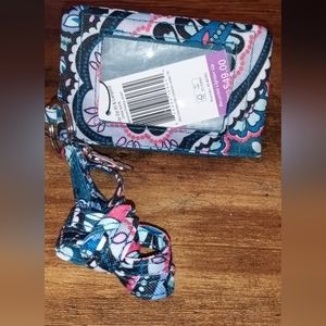 NWT Vera Bradley lanyard coin purse and card holder